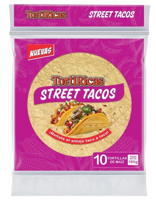 Tortillas Tortiricas street tacos - 150 g
