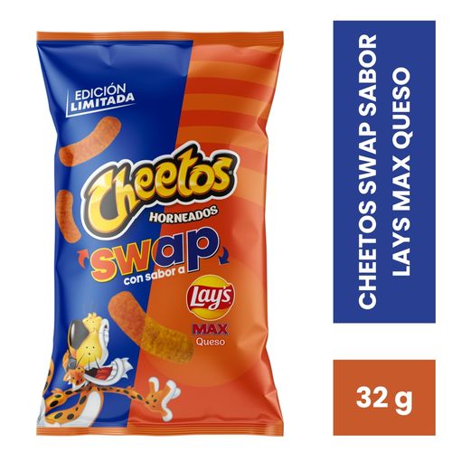 Snacks Frito Lay Cheetos Swap sabor Lays Max Queso - 32 g