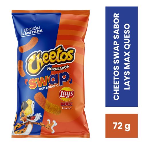 Snacks Frito Lay Cheetos Swap con sabor a Lays Max Queso - 72 g