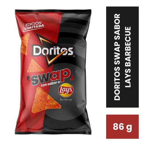 Snacks Frito Lay Doritos Nacho SWAP con sabor a Lays Barbecue - 86 g