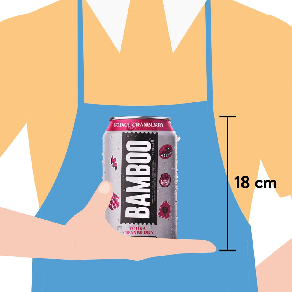 Comprar Bebida Bamboo Vodka Cranbery - 355 ml | Walmart Costa Rica