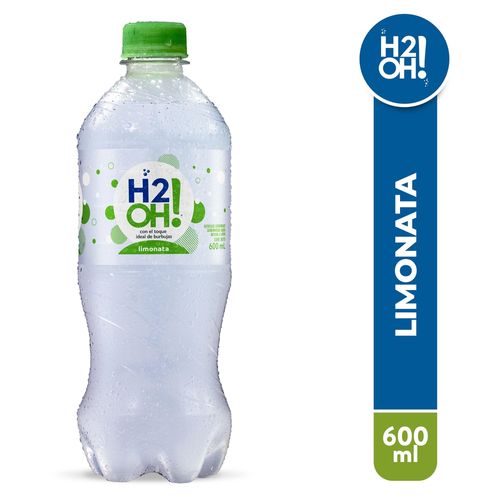 Limonda H2OH Carbonatado Sabor Limón - 600ml