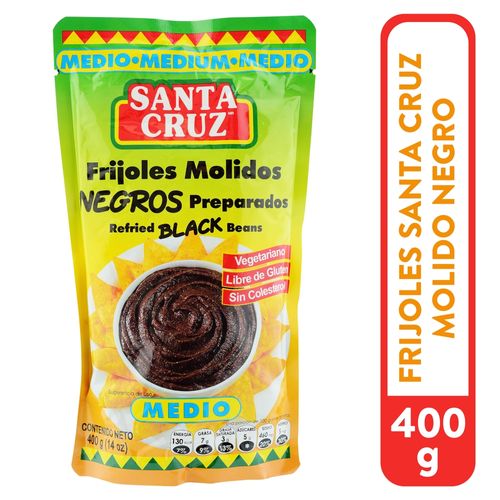 Frijol Santa Cruz molido negro - 400 g