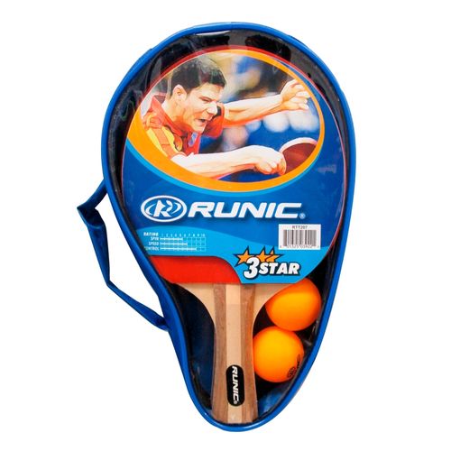Ping Pong Runic 2 Raquetas Y 2 Bolas Set