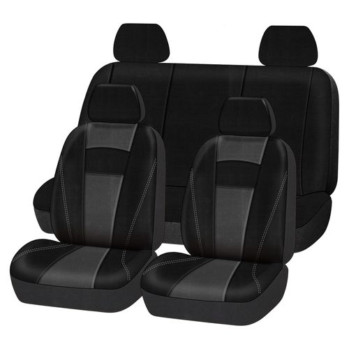 Fundas para asiento Auto Drive negro y gris