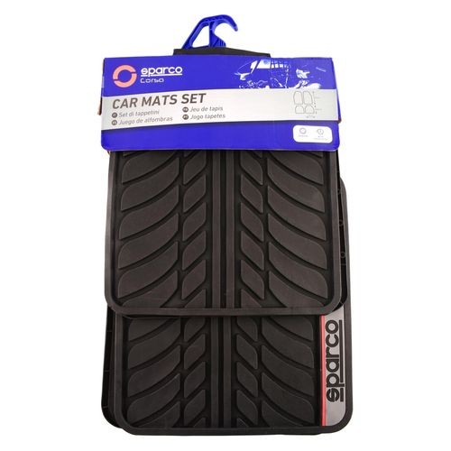 Set alfombra para auto Sparco PVC - 1Ud