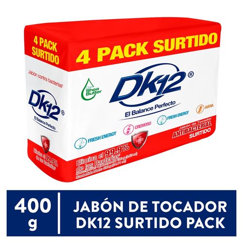 Jabón de tocador DK 12 surtido 4 Pack - 400 g