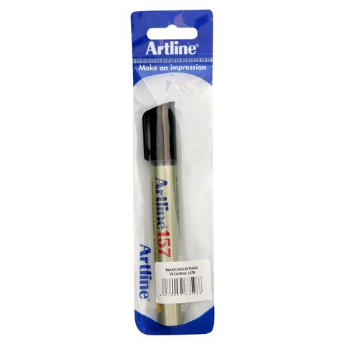 Marcador Artline 157 para pizarra color negro - ud