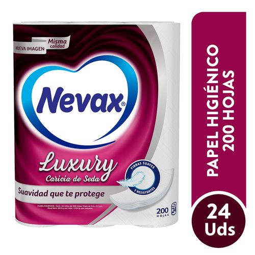 Papel higiénico Nevax Luxury - 24 rollos