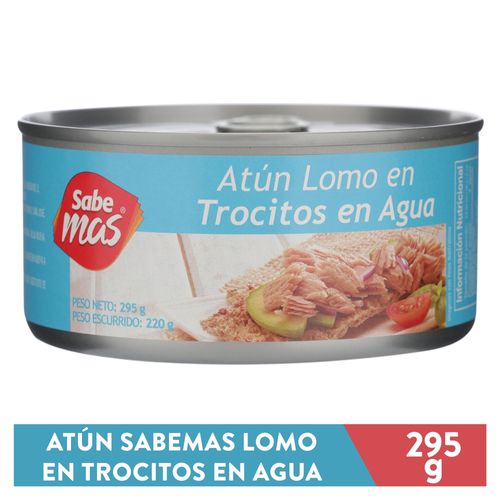 Atún Sabemas Lomos En Trocitos En Agua - 295 g
