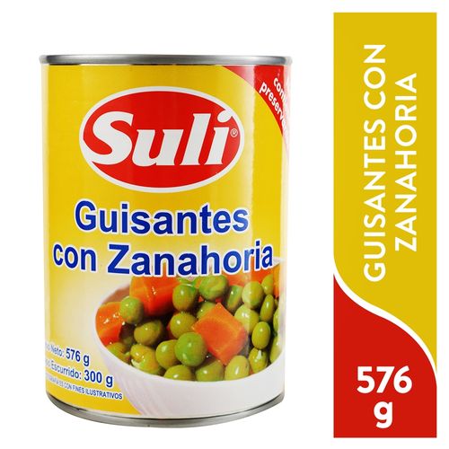 Guisantes Suli Con Zanahoria - 576 g