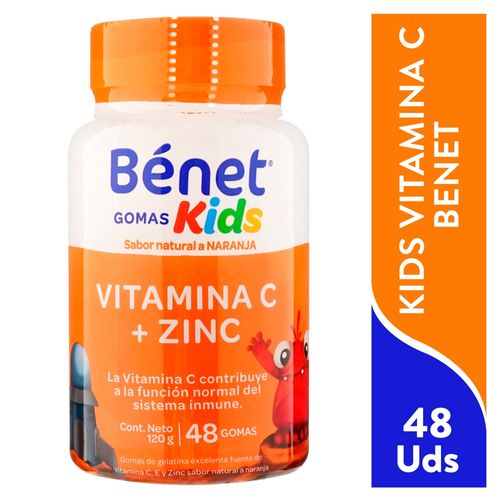 Vitaminas Benet Kids Vitamina C 48Gomitas