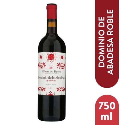 Vino tinto Dominio De Abadesa roble 2021 - 750 ml