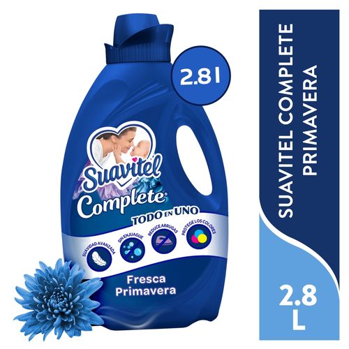 Suavizante de Telas Suavitel Complete Fresca Primavera -2.8 L