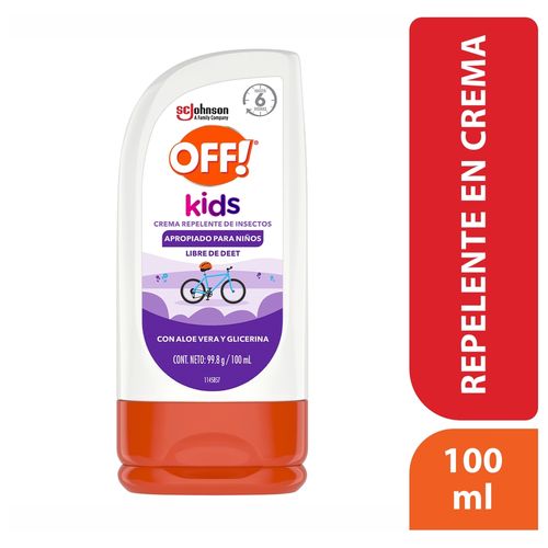 Repelente de Insectos OFF! Kids en Crema - 100 ml