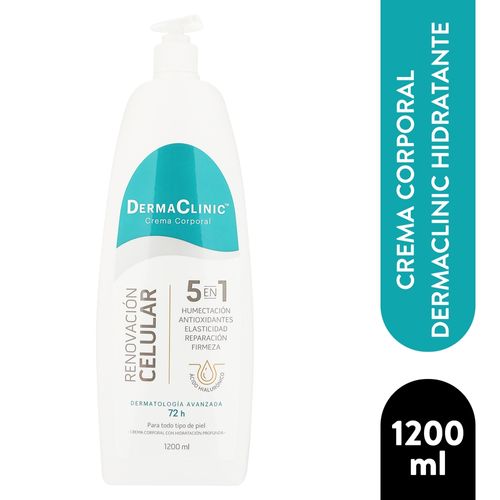 Crema corporal Dermaclinic hidratante - 1200 ml