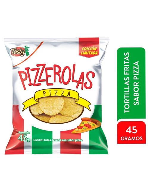 Pizzerolas Tosty sabor pizza - 45 g