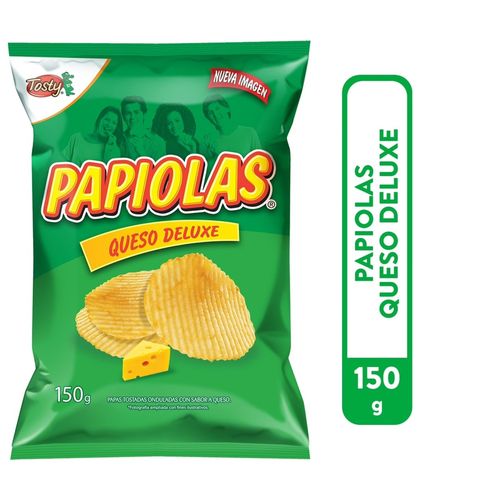 Papas tostadas Papiolas sabor queso deluxe - 150 g