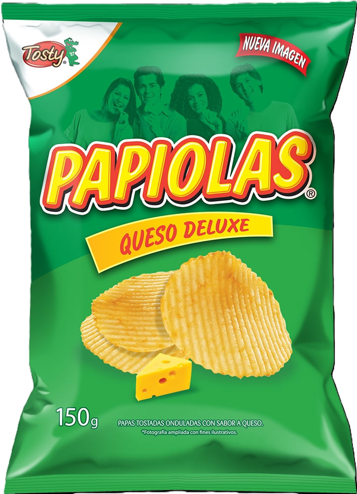 Comprar Papas tostadas Papiolas sabor queso deluxe - 150 g | Walmart ...