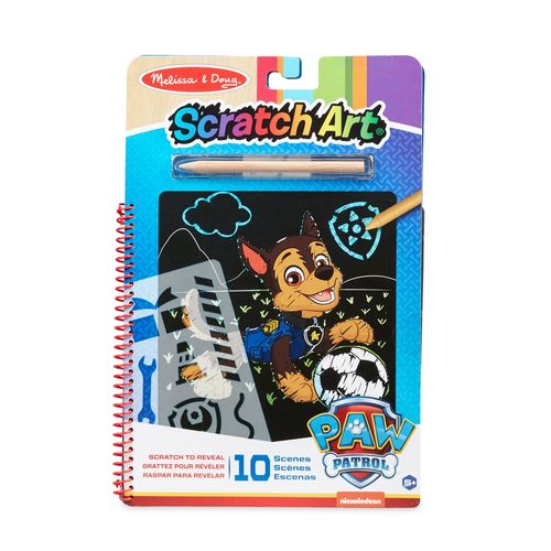 Cuaderno Actividades Melissa & Doug Raspa Para Revelar Chase