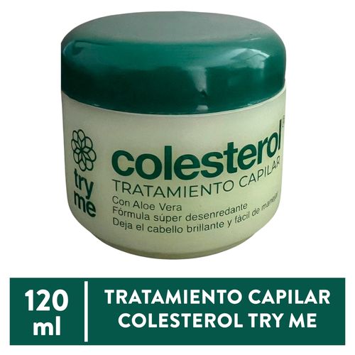 Tratamiento capilar Colesterol con aloe vera - 120 ml