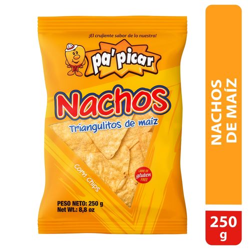 Snack pa'picar nachos triángulo de maíz - 250 g