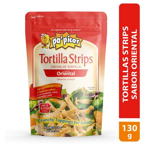 Tortilla pa'picar Strips Oriental - 130 g