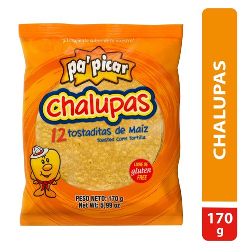 Tortillas pa'picar tostada chalupa - 170 g