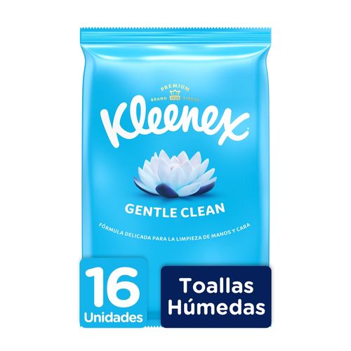 Toallas Húmedas Kleenex Gentle Clean - 16 Unidades
