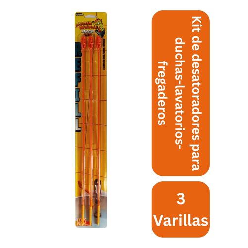 Repuesto Drain Weasel Para Kit - 3 Uds