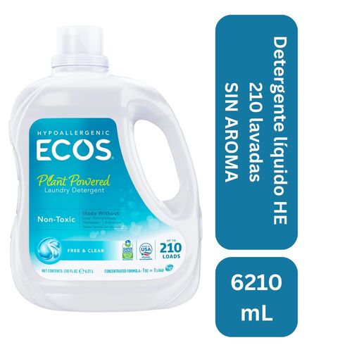 Detergente Liquido Sin Arom Ecos 6210ml