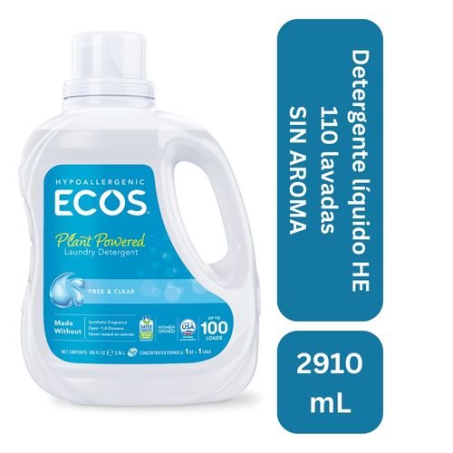 Detergente Liqui Sin Aroma Ecos - 2960ml