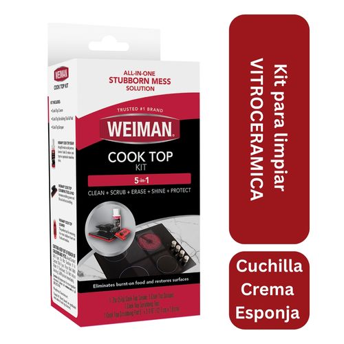 Kit De Limpieza Weiman Vitrocer - 4 Uds