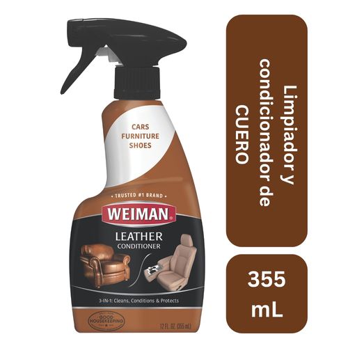 Limpiador Weiman para muebles de cuero - 355 ml