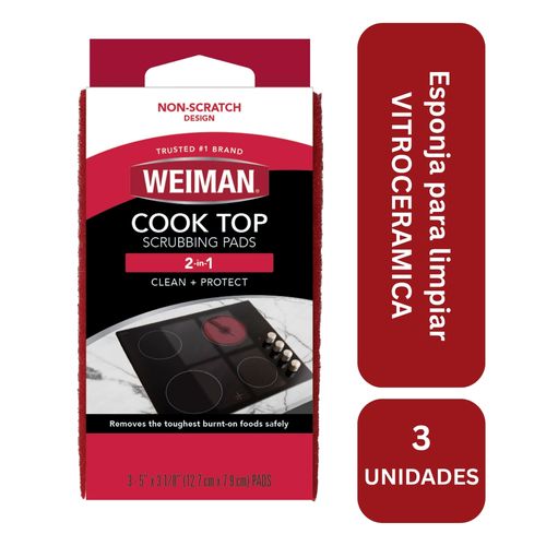 Esponja Weiman Limpia Cocina VitroCerámica - 1 Unidad