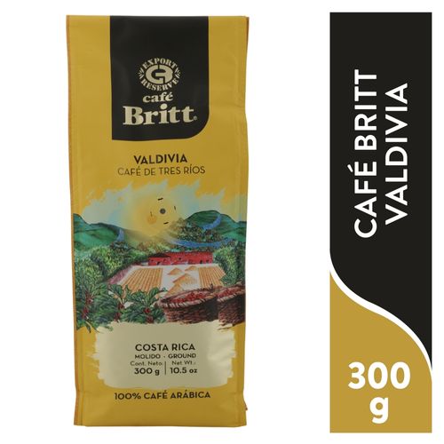 Cafe Britt Valdivia Molido 300 Gr