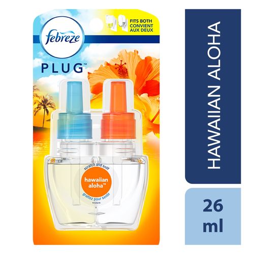 Repuesto Febreze Plug Ambientador Hawaiian Aloha 2 Ml