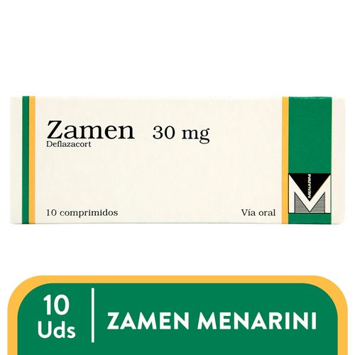 Zamen Menarini 30 Mg, Precio indicado por unidad