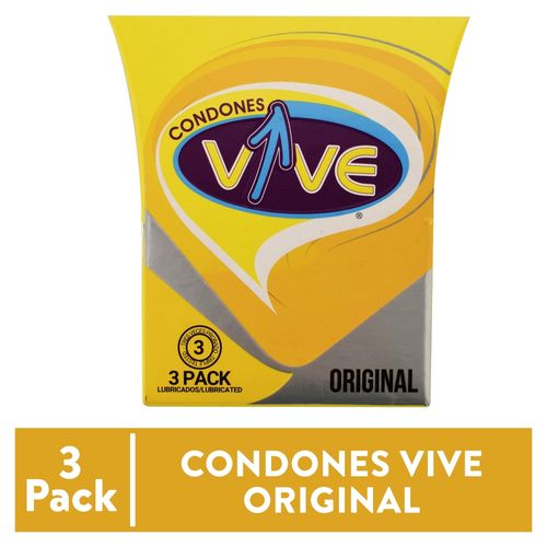 Vive Condón Original 3 Unidades