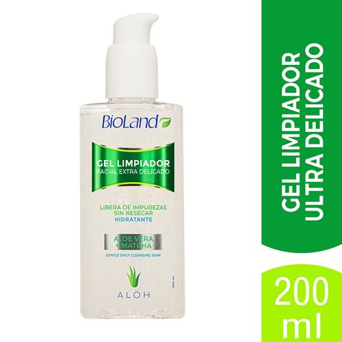 Gel Limpiador Facial BioLand Extra Delicado - 200 ml