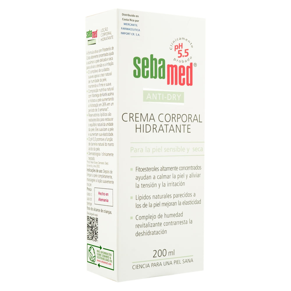 Comprar Crema Sebamed Anti Dry Corporal -200ml | Walmart Costa Rica ...
