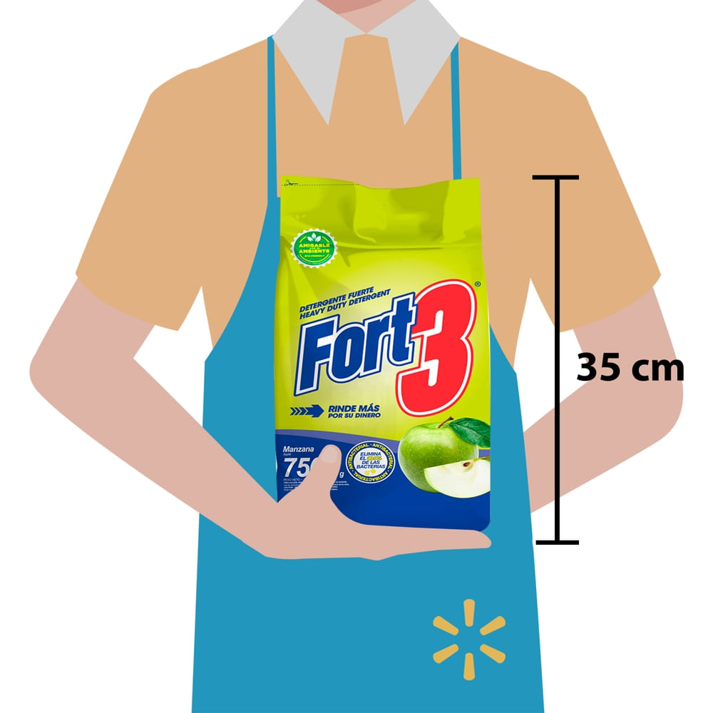 Comprar Detergente Fort3 Manzana -7500gr | Walmart Costa Rica - Walmart ...