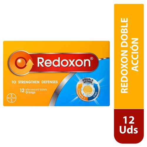 Vitaminas Redoxon Bayer caja 12 tabletas efervecentes - Precio indicado por caja