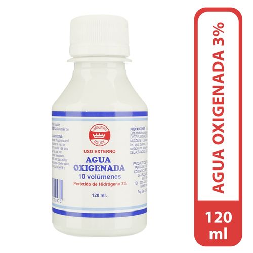 Agua Oxigenada Malick 3% -120 ml