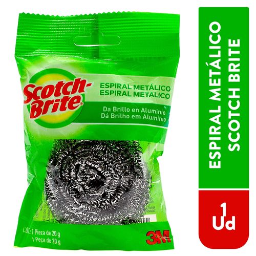 Espiral Metálica Scotch Brite Limpieza Pesada - 1 Ud
