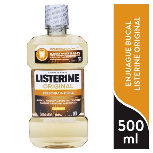 Enjuague bucal Listerine original - 500 ml