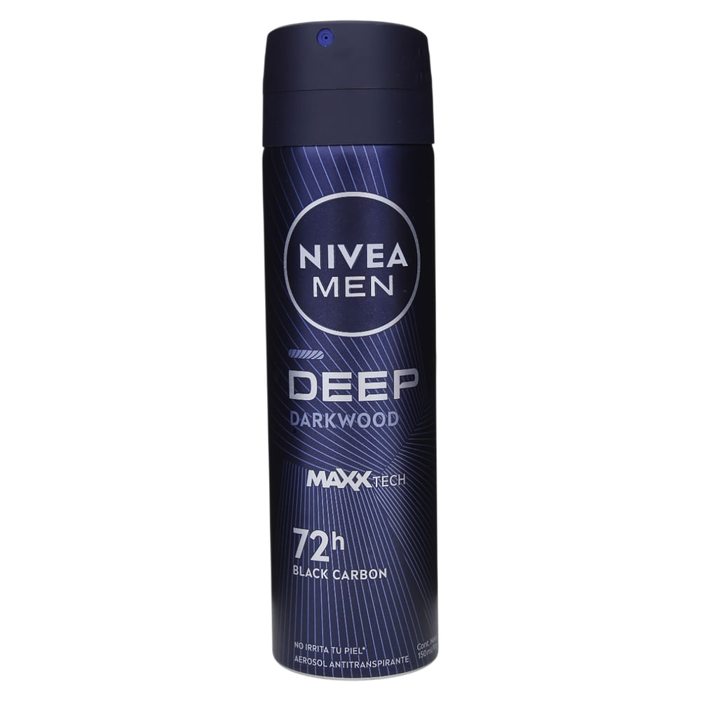 Comprar Desodorante Nivea Men Antibacterial en Spray, Deep Dark