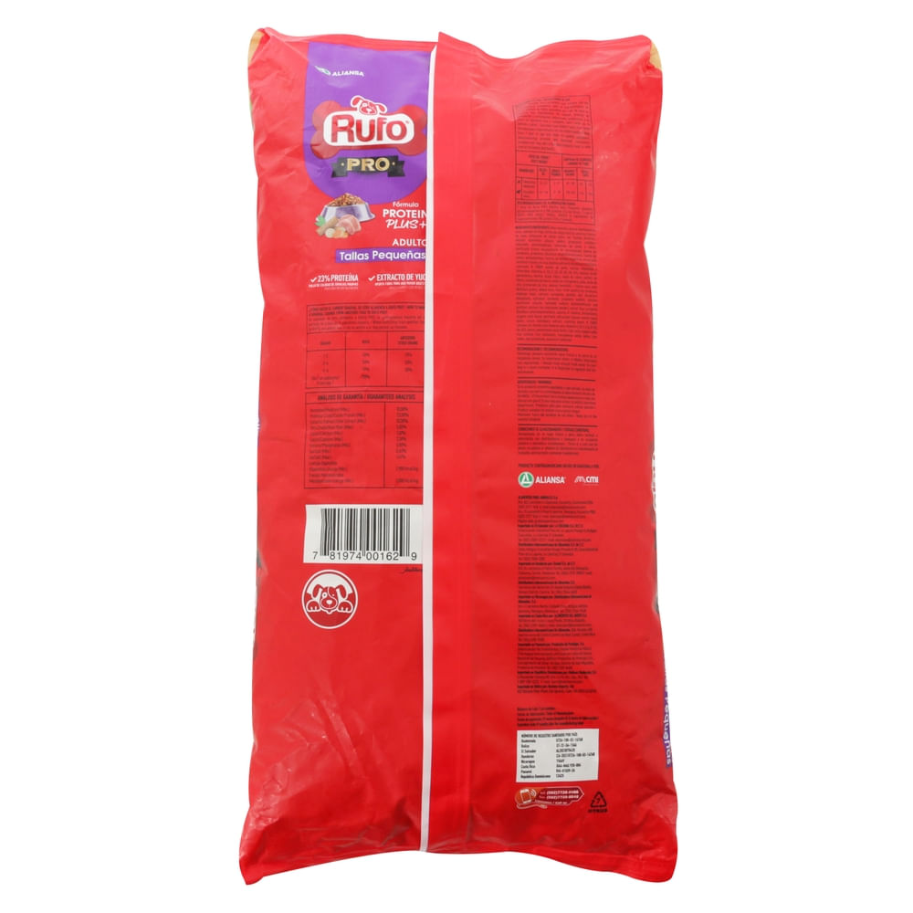 Comprar Alimento Rufo Pro Ad Raza Pequeña - 2 kg | Walmart Costa Rica ...