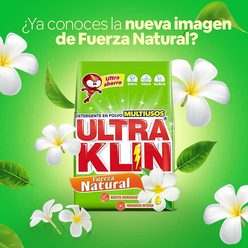 Comprar Detergente en polvo Ultraklin Fuerza Natural - 1.8 kg | Walmart ...