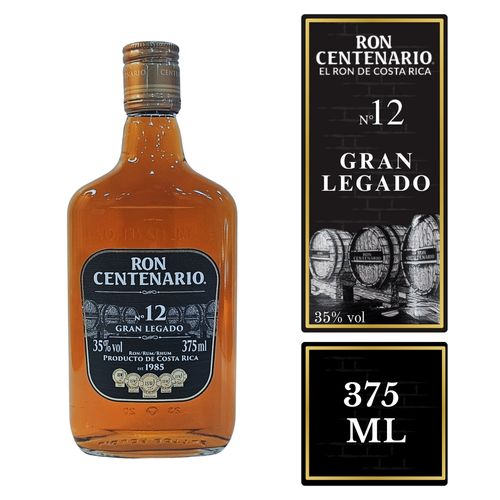 Ron Centenario Gran Legado 12años - 375ml